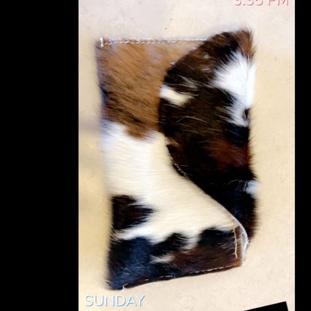 Cowhide Clutch